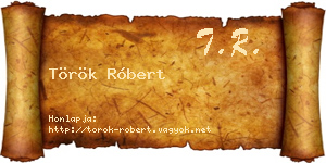 Török Róbert névjegykártya